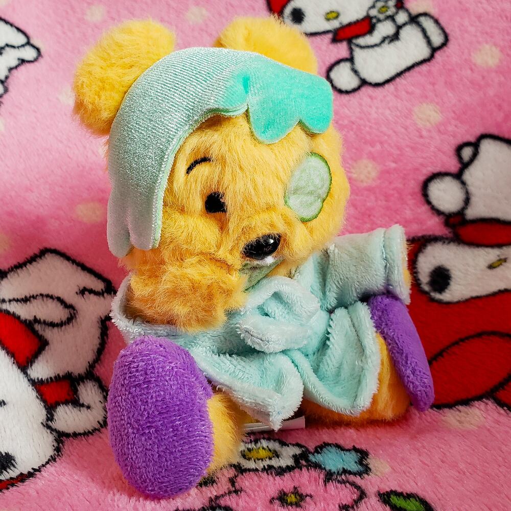 Disney Winnie the Pooh Hunny Hugs Spa Pooh Mystery Plush Collectible - Picture 2 of 8